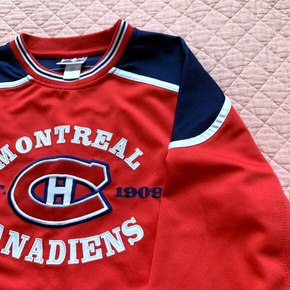 Montreal Canadiens – Official NHL Mighty Mac Sports Jersey (Boys Size L 14–16) - Picture 6 of 13